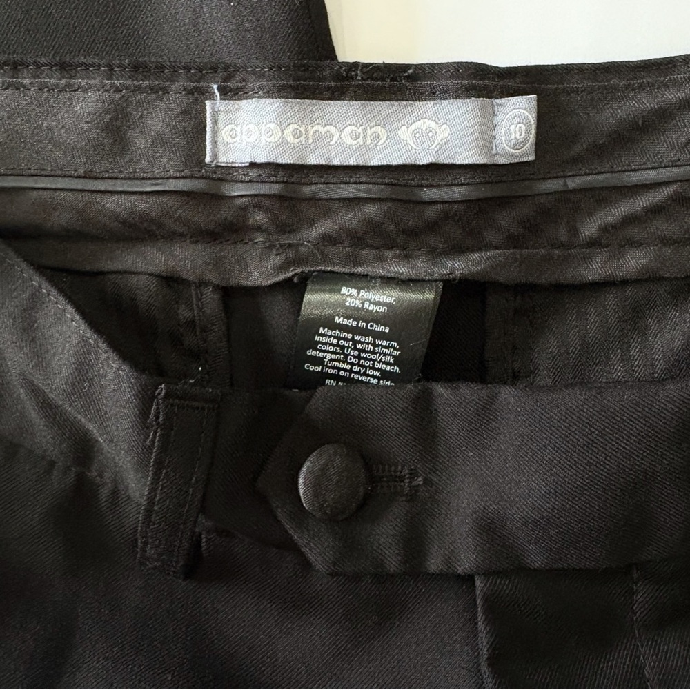 Appaman Boys Suit Size 10 Black Satin Trim Blazer Pants Formal Preppy Free Tie - Picture 9 of 13